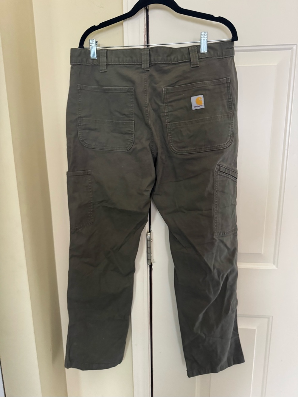 Carhartt Men’s Olive Work Pants - relaxed, fit 36x30